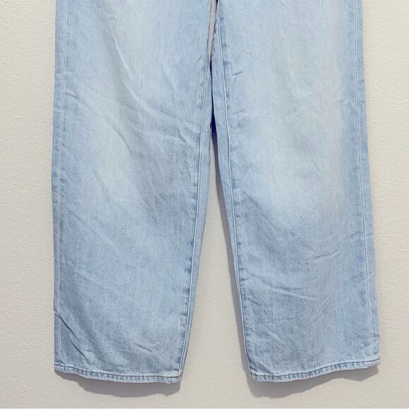 Madewell The Perfect Vintage Wide Leg Crop Jeans Size 25 in Fitzgerald Wash - Picture 9 of 14